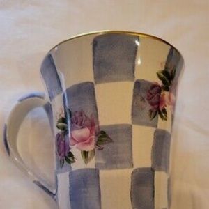 Set of 2 Morning Glory Honeymoon pattern McKenzie Childs mugs. New without tags!